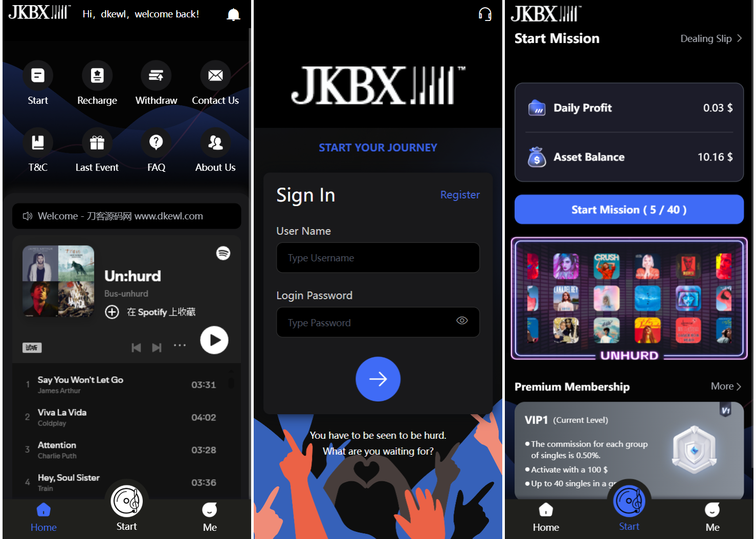 JKBX海外音乐抢单系统源码 Thinkphp框架 附教程-我爱发帖
