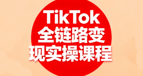 小杨老师·TikTok全链路变现实操课程-我爱发帖