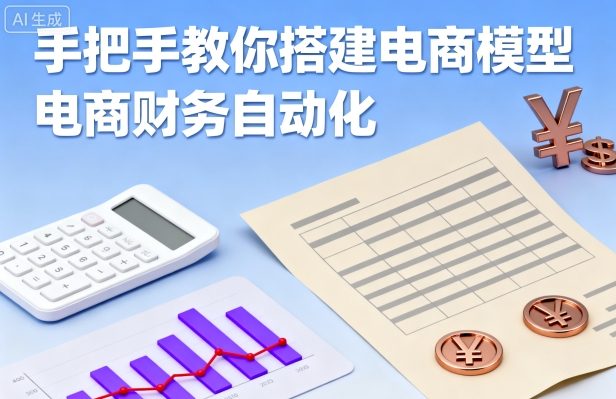 手把手教你搭建电商模型-电商财务自动化-我爱发帖