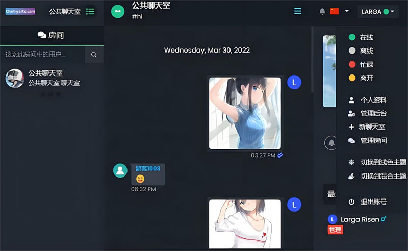 最新公共聊天室系统源码 ChatNet V1.11-V1.9 完整汉化版源码 私人聊天程序-我爱发帖