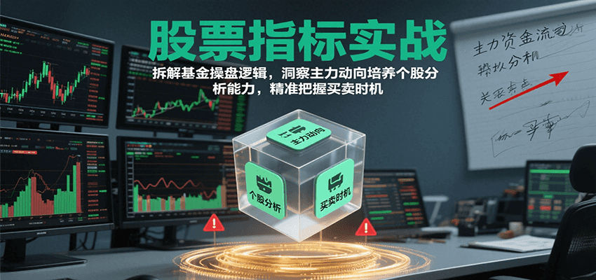 股票指标实战，基金操盘逻辑拆解，洞察主力动向培养个股分析能力把握买卖时机(更新)-我爱发帖
