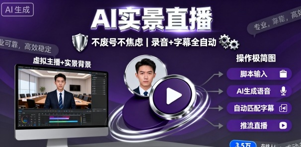 宝子哥9月20日线下课，AI实景直播，不废号不焦虑(录音+字幕)-我爱发帖