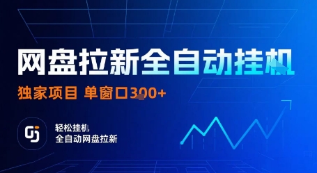 网盘拉新全自动挂G，独家项目，全自动运行完成拉新做任务，单窗口3张+【揭秘】-我爱发帖