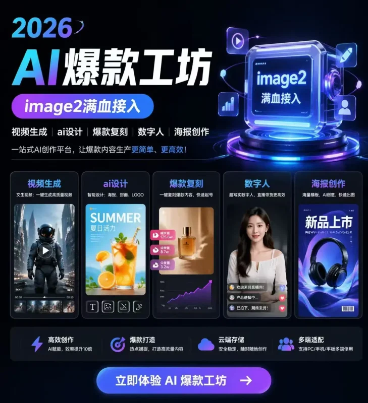 AI爆款工坊多功能AI聚合系统-我爱发帖