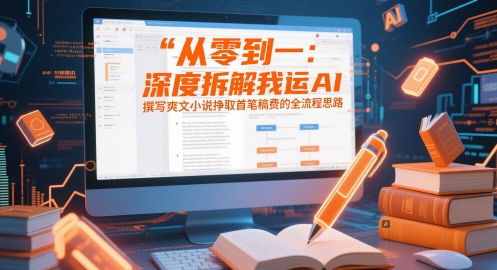 从零到一：深度拆解我运用AI撰写爽文小说挣取首笔稿费的全流程思路-我爱发帖
