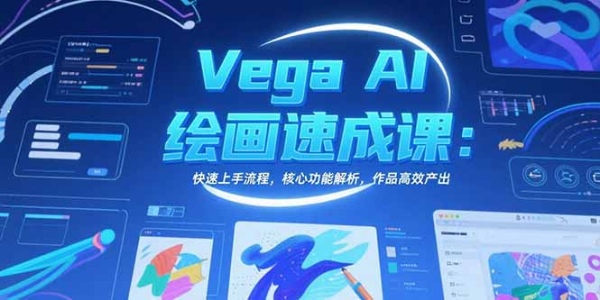 Vega AI绘画速成课：快速上手流程，核心功能解析，作品高效产出-我爱发帖