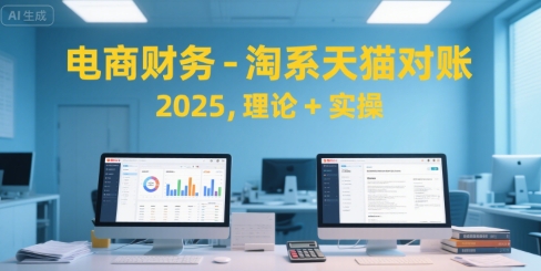 电商财务-淘系天猫对账2025，理论+实操-我爱发帖