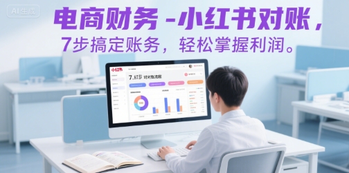 电商财务-小红书对账，7步搞定账务，轻松掌握利润-我爱发帖