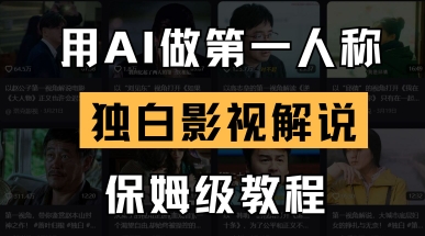 用AI做第一人称独白影视解说，手把手教学，保姆级教程-我爱发帖