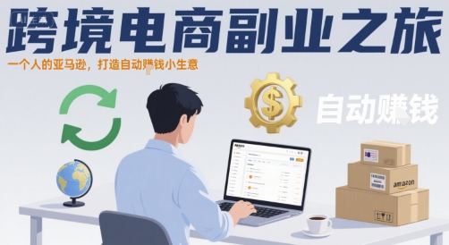 跨境电商副业之旅，一个人的亚马逊，打造自动賺钱小生意-我爱发帖