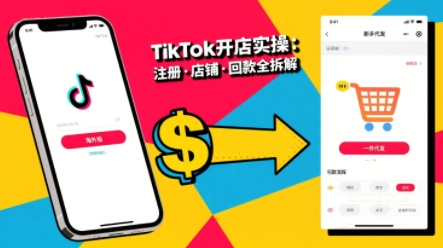 TikTok从开店到投流的进阶课，从基础实操到高阶技巧一网打尽-我爱发帖