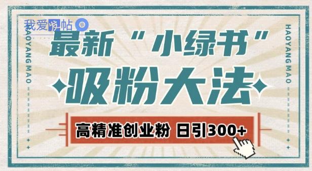 最新自动化“吸粉术”，小绿书激活私域流量，每日轻松吸引300+高质精准粉!-我爱发帖