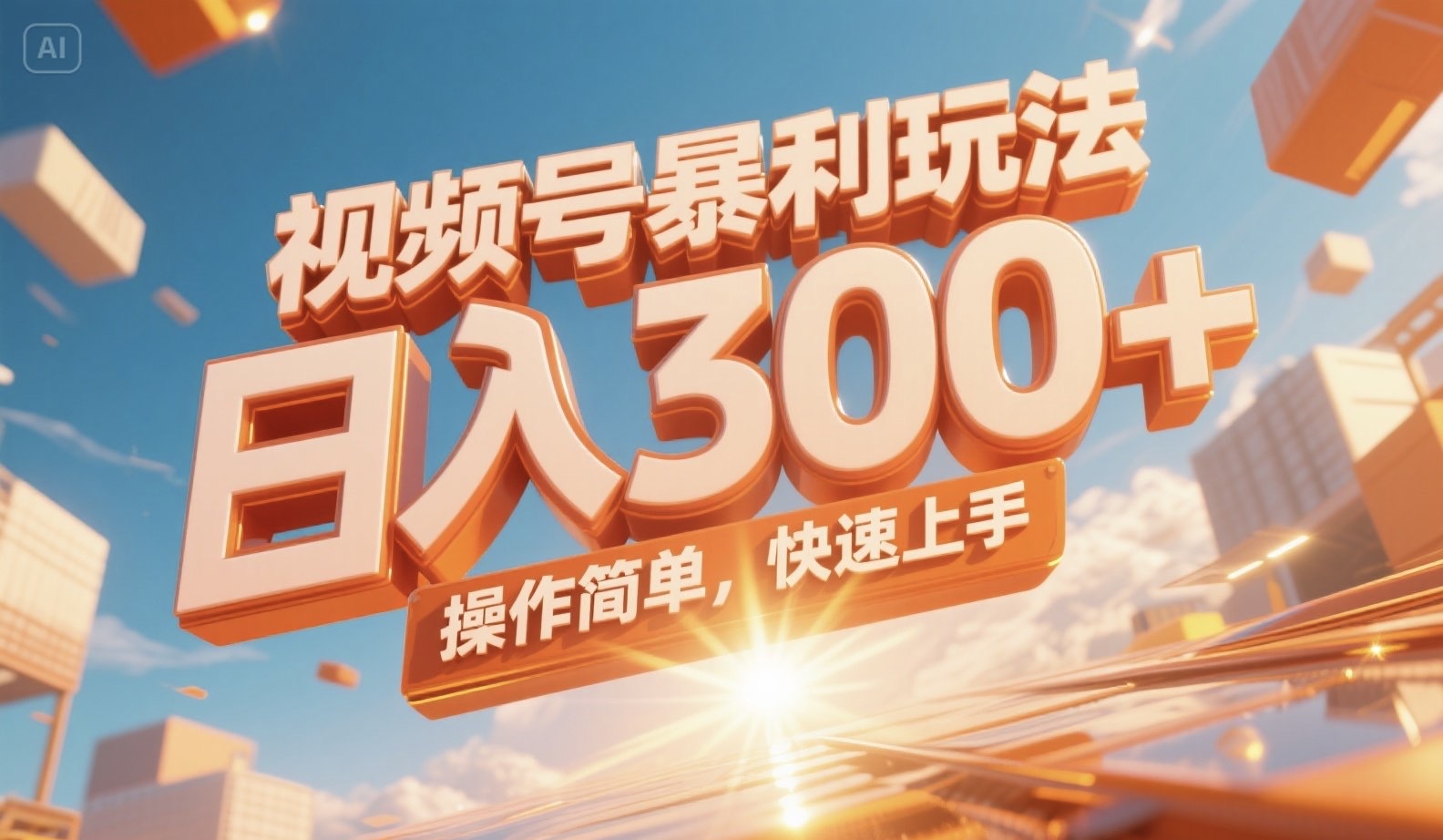 视频号暴利玩法，日入300+，操作简单，快速上手。-我爱发帖