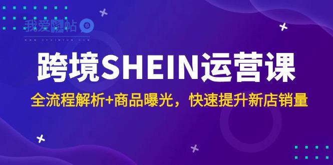 跨境SHEIN运营课，全流程解析+商品曝光，快速提升新店销量-我爱发帖