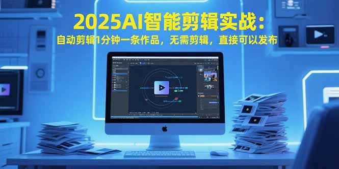 2025AI智能剪辑实战：自动剪辑1分钟一条作品，无需剪辑，直接可以发布-我爱发帖