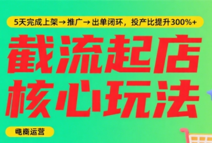 淘宝截流快速起店玩法，掌握暴力快速起店的流程-我爱发帖