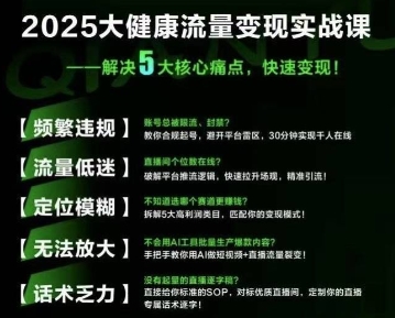 大健康流量全域新增长8.0，三月底线下课视频，大健康万亿蓝海，从类目突围到模式迭代-我爱发帖