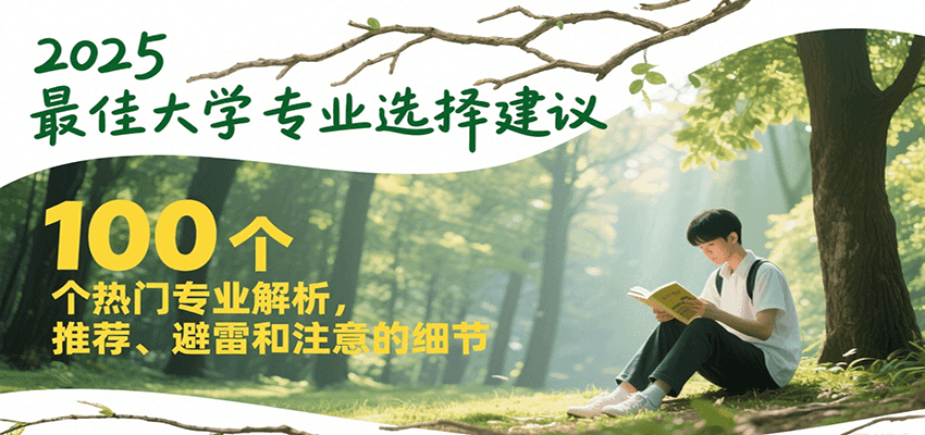 2025最佳大学专业选择建议，100个热门专业解析，推荐、避雷和注意的细节-我爱发帖