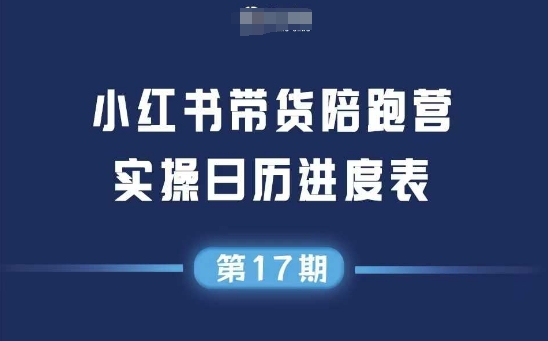 小红书第17期带货陪跑营，不囤货，无不直播，无不投流，通过选品+笔记内容+测品+笔记铺量+矩阵运营打爆款-我爱发帖