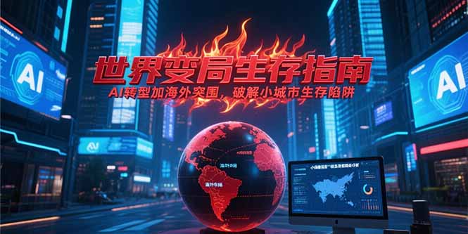 付费文章《世界变局生存指南，AI转型加海外突围，破解小城市生存陷阱》-我爱发帖