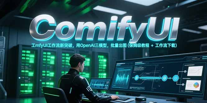 ComfyUI工作流新突破，用OpenAI三模型，批量出图(保姆级教程+工作流下载-我爱发帖