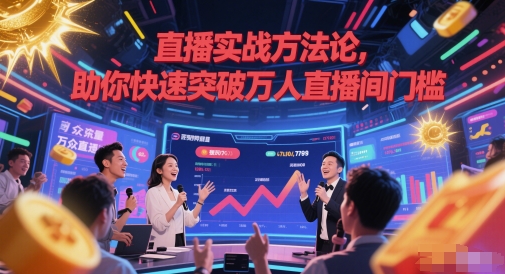 直播实战方法论，助你快速突破万人直播间门槛-我爱发帖