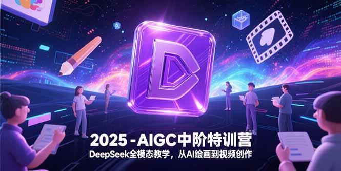 2025-AIGC中阶特训营，DeepSeek全模态教学，从AI绘画到视频创作-我爱发帖