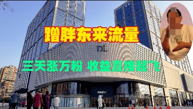 蹭胖东来流量，三天涨万粉，收益直接起飞-我爱发帖