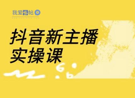 抖音新主播实操课，直播间流量运营线上实操课(18节)-我爱发帖