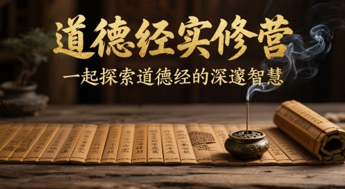 道德经实修营，一起探索道德经的深邃智慧-我爱发帖