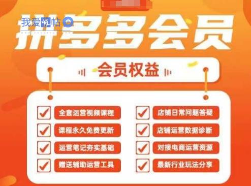 2025拼多多运营实战课，40节全流程教学，覆盖拼多多运营全链路-我爱发帖