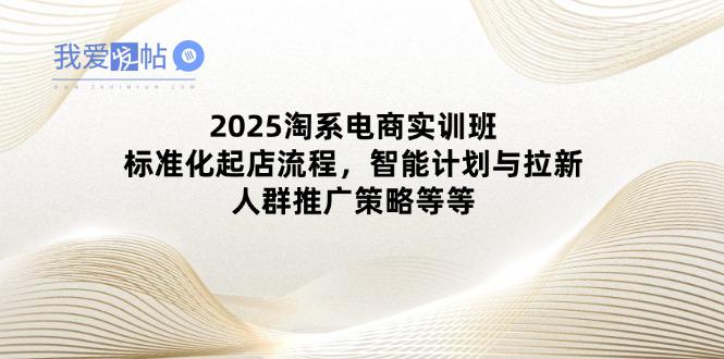 2025淘系电商实训班：标准化起店流程，智能计划与拉新，人群推广策略等等-我爱发帖