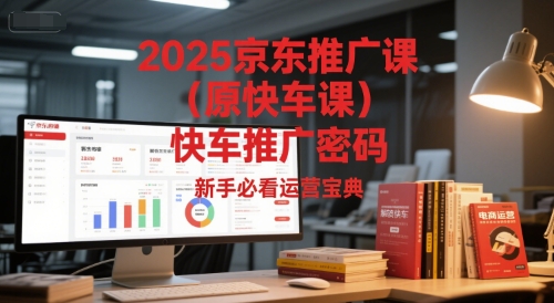 2025京东推广课(原快车课)解锁京东快车推广密码，新手必看运营宝典-我爱发帖