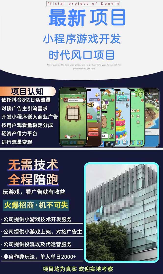 图片[1]-2025最热抖音项目 Ai时代风口项目小程序游戏开发 实测单个游戏日收入1800+-我爱发帖