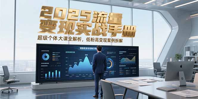 2025流量变现实战手册，超级个体大课全解析，低粉高变现案例拆解-我爱发帖