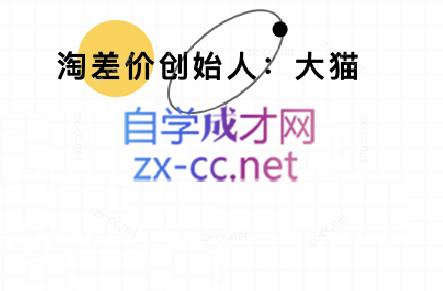 大猫淘差价课程(部分更新5月)-我爱发帖