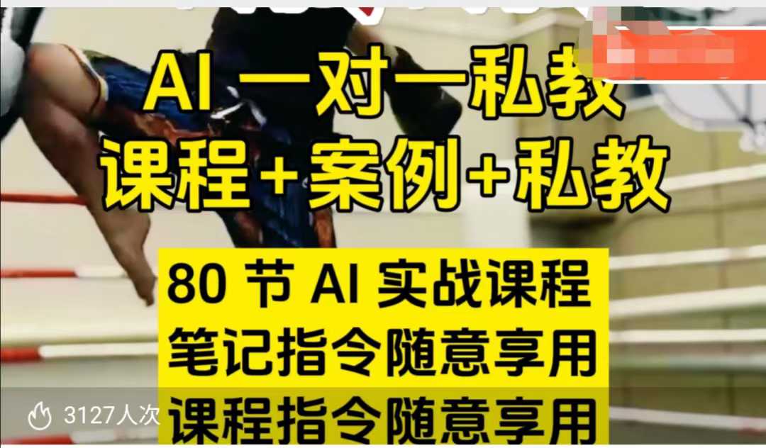 AI指令实战课，课程+案例，80节AI实战课程，笔记指令随意享用，课程指令随意享用(更新7月)-我爱发帖