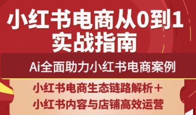 天诺老吴·2025小红书电商全链路运营-我爱发帖