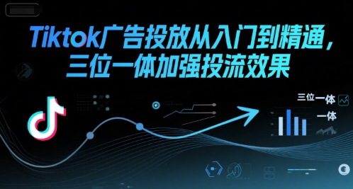 Tiktok广告投放从入门到精通，三位一体加强投流效果-我爱发帖