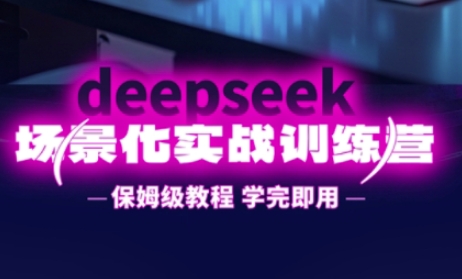 DeepSeek场景化实战训练营，保姆级教程，学完即用，手把手教你用DeepSeek提升效率-我爱发帖