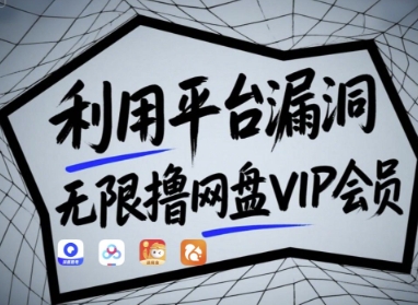 利用平台漏洞，无限撸网盘VIP会员，用户亲测有效!【漏洞原理+操作演示】-我爱发帖