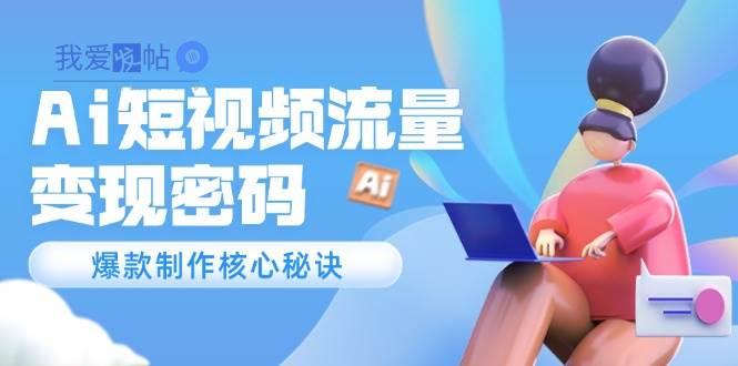Ai短视频流量密码，爆款制作核心秘诀，120万案例深度解析-我爱发帖
