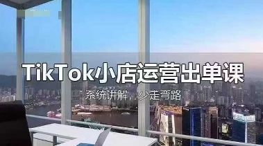 TikTok小店运营出单课，从开店选品、运营出单、发货回款，进行全流程讲解-我爱发帖