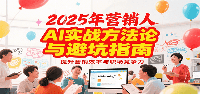 2025年营销实战方法论与避坑指南，利用AI提升营销效率与职场竞争力-我爱发帖