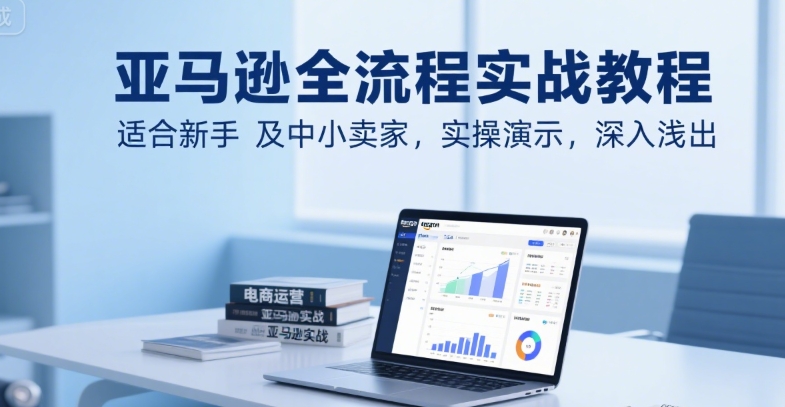 亚马逊全流程实战教程，适合新手及中小卖家，实操演示，深入浅出-我爱发帖