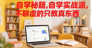自学秘籍，自学实战派，不聊虚的只教真东西-我爱发帖
