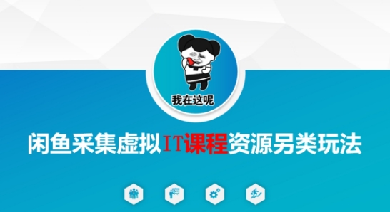 闲鱼采集虚拟IT课程资源另类玩法，干货满满-我爱发帖