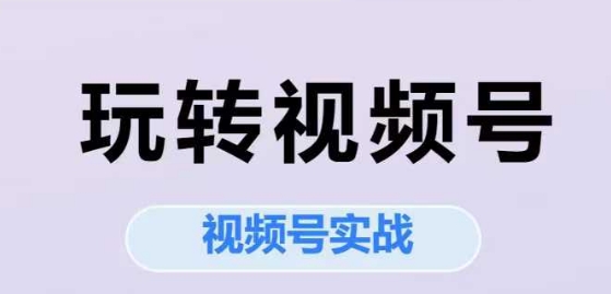 玩转视频号，视频号实战系列课-我爱发帖