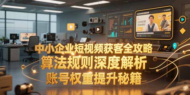 中小企业短视频获客全攻略，算法规则深度解析，账号权重提升秘籍-我爱发帖