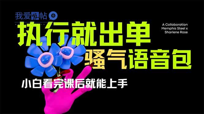 爆火全网的开车导航骚气语音包,只要执行就出单，小白看完课程就能实操…-我爱发帖
